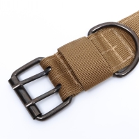 Ошейник с мягкой подкладкой, 75 х 4 см, ОШ 51-61 см, песочный