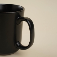 Набор кружек фарфоровых SL Home &laquo;Дарк&raquo;, 400 мл, цвет чёрный