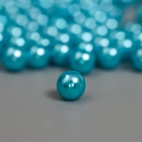 Бусины для творчества пластик "Бирюзово-зелёный" набор 200 шт d=0,6 см Бусины для творчества пластик "Бирюзово-зелёный" набор 200 шт d=0,6 см