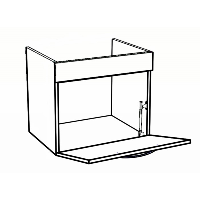 Комплект мебели для ванной: Тумба Комплект мебели для ванной: Тумба "Омега 50" + раковина "Енисей 50", 50 х 41,3 х 50 см