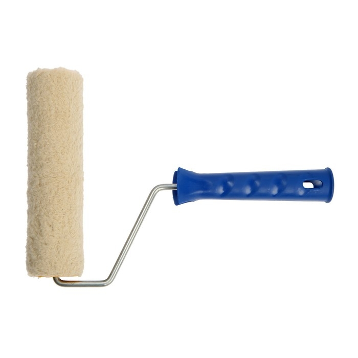 Валик ТУНДРА, натуральный мех, 180 мм, рукоятка d=6 мм, D=42 мм, ворс 12 мм Валик ТУНДРА, натуральный мех, 180 мм, рукоятка d=6 мм, D=42 мм, ворс 12 мм