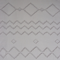 Покрывало LoveLife Tufting: Орнамент цв.серый,  240*230&plusmn;5см, микрофайбер, 100% п/э