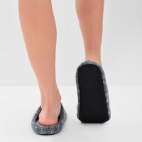 Тапочки женские, размер 40-41, цвет серый Тапочки женские, размер 40-41, цвет серый