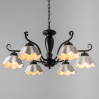 Люстра "Лукреция" 6хЕ27 40Вт чёрно-белый 77х77х37-72 см BayerLux Люстра "Лукреция" 6хЕ27 40Вт чёрно-белый 77х77х37-72 см BayerLux