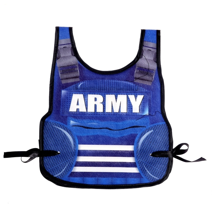 Набор полицейского &laquo;Патрульный&raquo;, с текстильным жилетом, 9 предметов