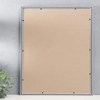 Фоторамка пластик 40х50 см, голубой с золотом (пластиковый экран) Фоторамка пластик 40х50 см, голубой с золотом (пластиковый экран)