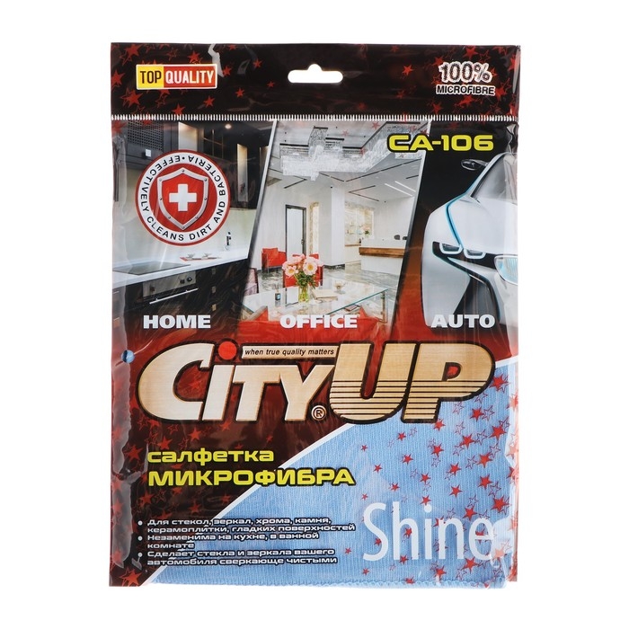 Салфетка микрофибра CityUP, СА-106, 35 х 40 см Салфетка микрофибра CityUP, СА-106, 35 х 40 см