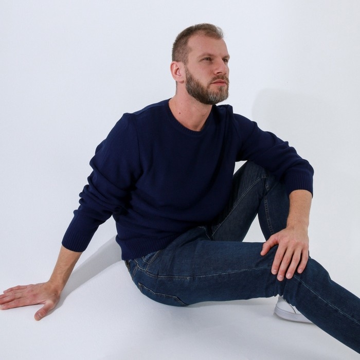 Джемпер мужской SL, 50, синий Джемпер мужской SL, 50, синий