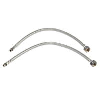 Смеситель для кухни Accoona A4882F-1, двухвентильный, с гибким изливом, черный