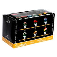 Конструктор «Цветы в горшочке», 6 видов, МИКС Конструктор «Цветы в горшочке», 6 видов, МИКС