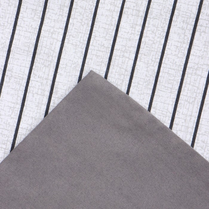 Постельное бельё Этель 2 сп Stripes 180х215 см, 200х225 см, 50х70&plusmn; 3 см-2 шт, новосатин