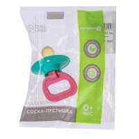 Соска - пустышка латексная классическая &laquo;Вишенка&raquo;, от 0 мес., цвет МИКС