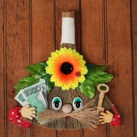 Оберег «Веник - домовой», микс Оберег «Веник - домовой», микс