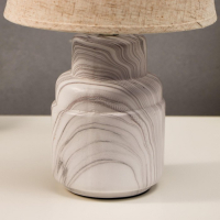 Лампа настольная 16174/1 Е14 40Вт белый 22х22х36 см RISALUX