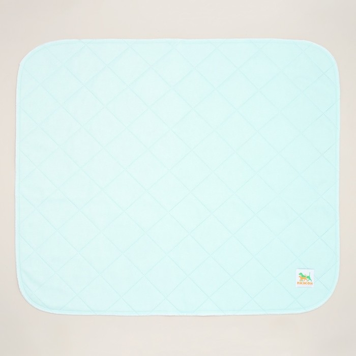 Пелёнка для животных многоразовая впитывающая, 70 х 60 см, мятная