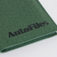 Обложка для автодокументов, цвет зелёный