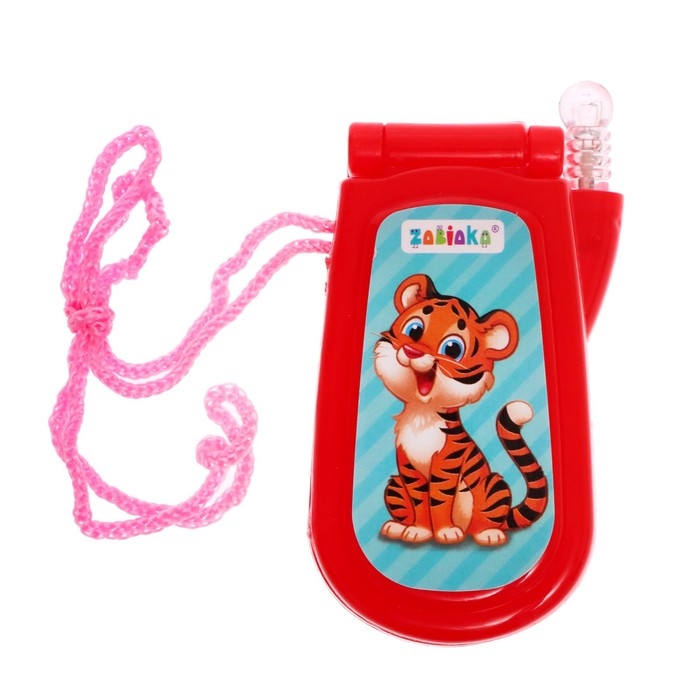 Музыкальный телефон &laquo;Приключения&raquo;, русская озвучка, световые эффекты, работает от батареек, МИКС