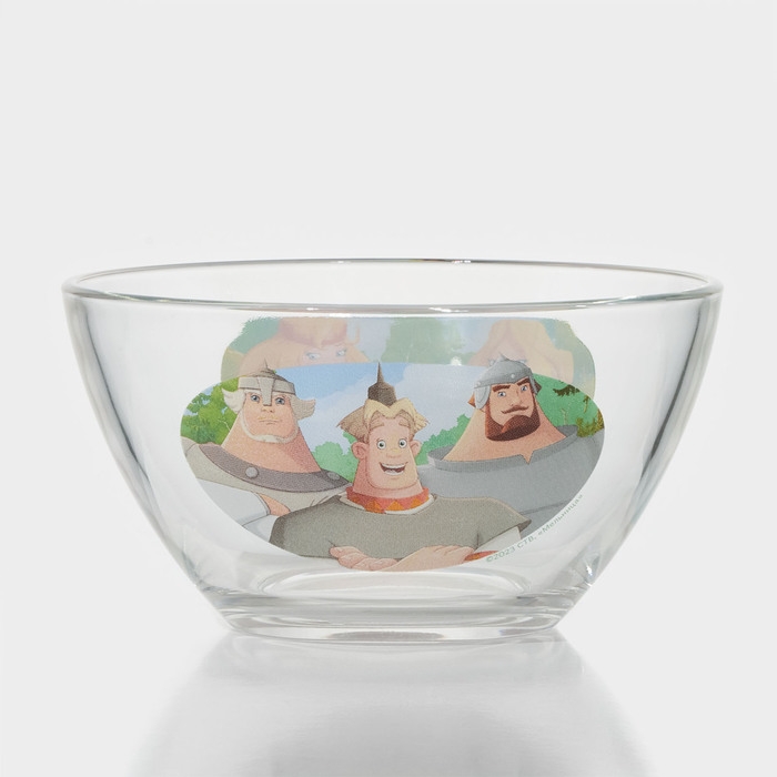 Салатник стеклянный «Три Богатыря. Царевны», 500 мл, d=13 см Салатник стеклянный «Три Богатыря. Царевны», 500 мл, d=13 см