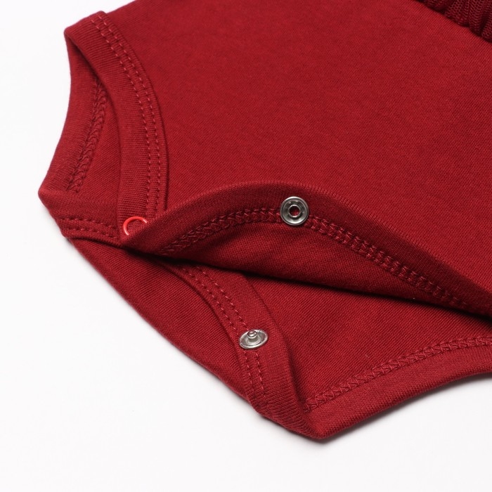 Боди с юбкой Крошка Я Cherry Red, рост 80-86, вишневый