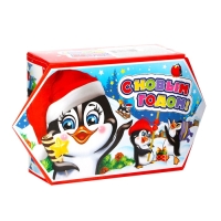 Новый год. Новогодний подарок "Конфетка-пингвин", 200 г