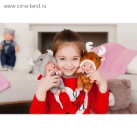 Пупс коллекционный &laquo;Крошики: Снежик&raquo;, в костюме северного оленёнка, 19 см