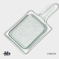 Блюдо стеклянное сервировочное Magistro &laquo;Авис&raquo;, 29,5&times;15,5&times;4 см
