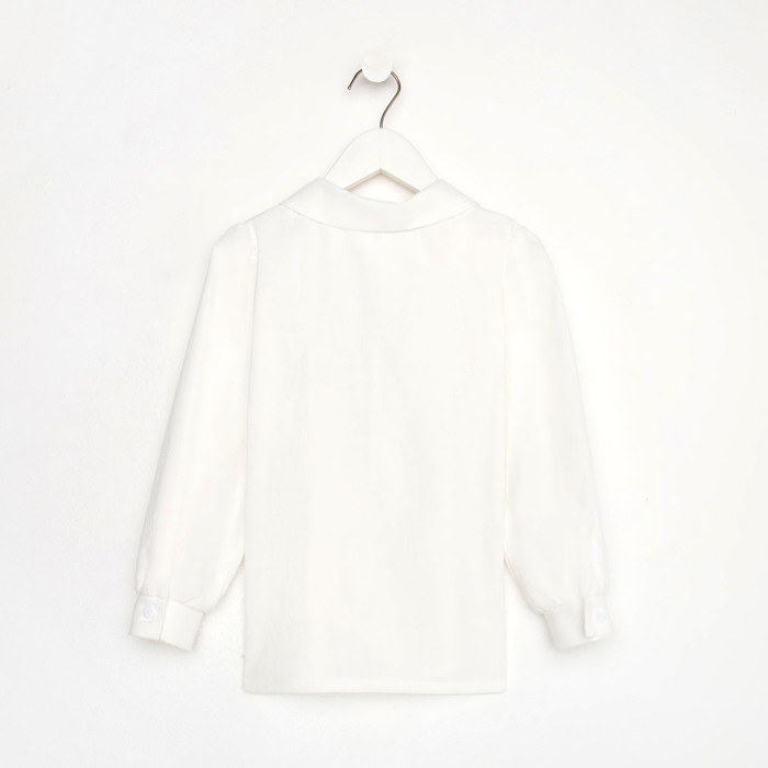 Рубашка детская KAFTAN, размер 32 (110-116 см), цвет белый
