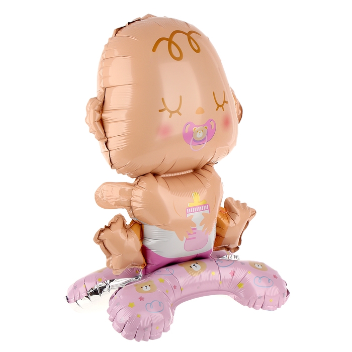 Шар фольгированный 25" &laquo;Девочка-малышка&raquo;, на подставке, под воздух