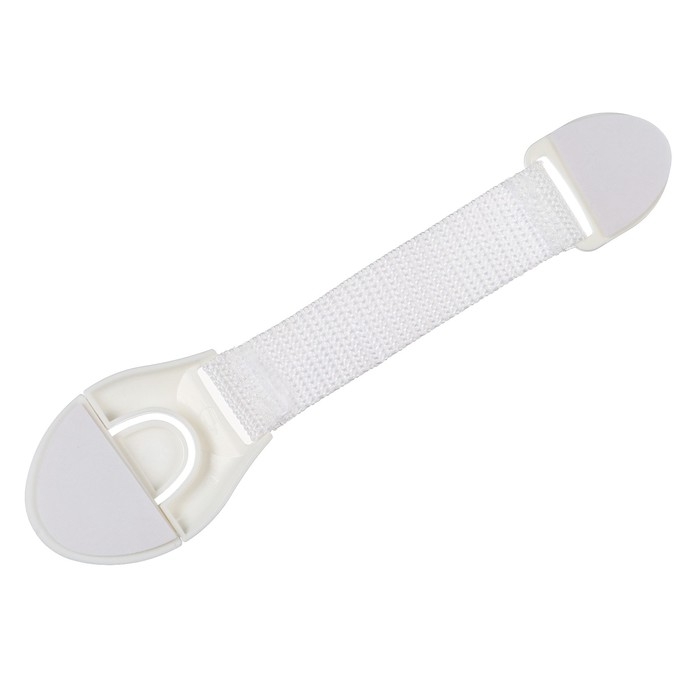 Набор блокираторов для дверей и ящиков, тканевые, универсальные, 18 см., 4 шт., цвет белый, Крошка Я