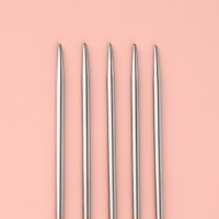 Спицы для вязания, чулочные, d = 4 мм, 25 см, 5 шт Спицы для вязания, чулочные, d = 4 мм, 25 см, 5 шт