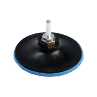 Насадка с липучкой для дрели и УШМ ТУНДРА, М14, с адаптером, твердая, 115 мм