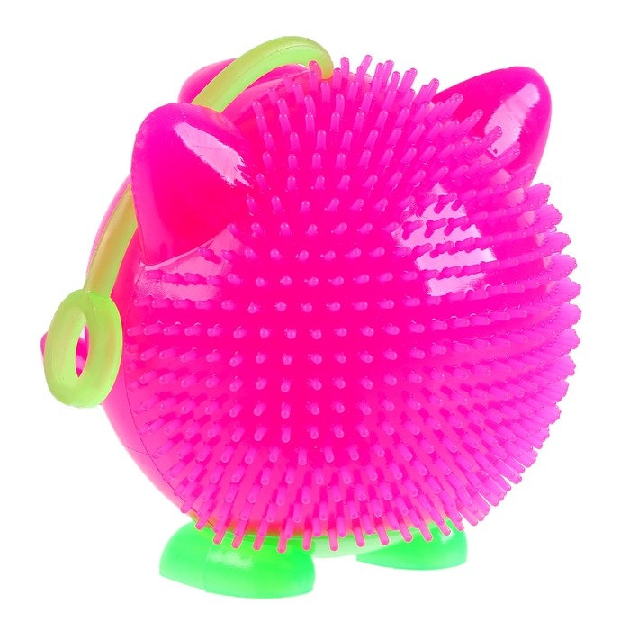 Ёжка «Котик» световой с пищалкой, цвета МИКС Ёжка «Котик» световой с пищалкой, цвета МИКС