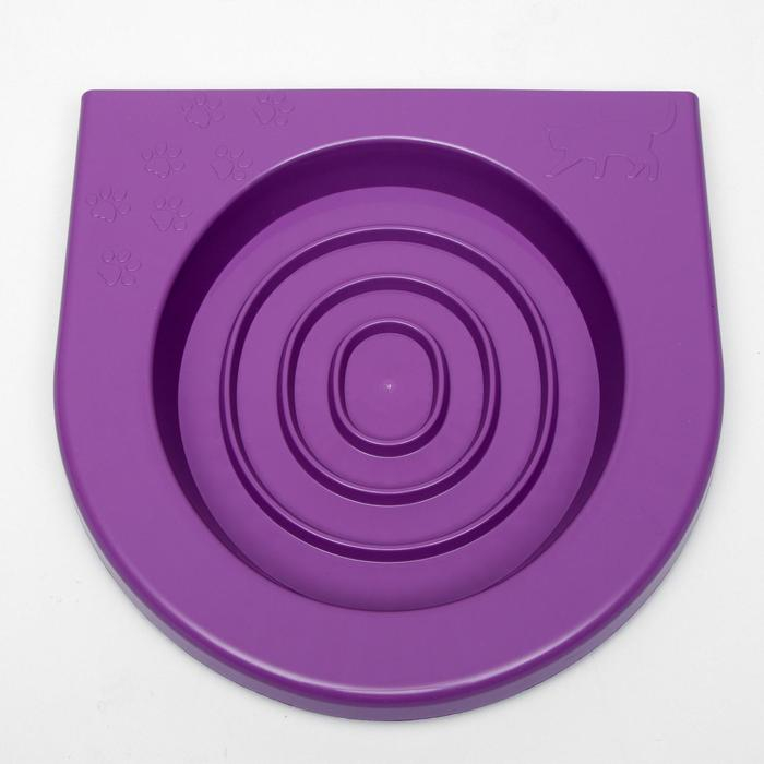 Туалет для приучения кошек к унитазу 39,2 х 38,7 х 3 см, фиолетовый Туалет для приучения кошек к унитазу 39,2 х 38,7 х 3 см, фиолетовый