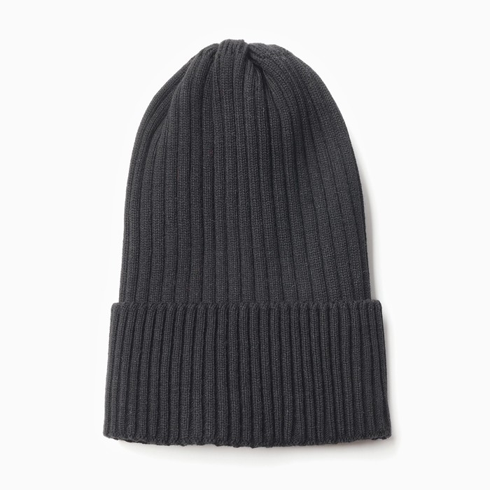 Шапка детская, цвет чёрный, размер 52-56 Шапка детская, цвет чёрный, размер 52-56