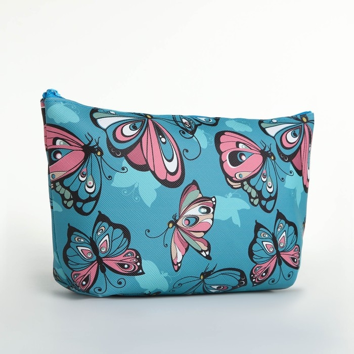 Косметичка на молнии, цвет голубой Косметичка на молнии, цвет голубой