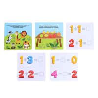 Обучающий набор &laquo;Кубики-конструктор: учимся считать&raquo; с заданиями, 50 кубиков, по методике Монтессори