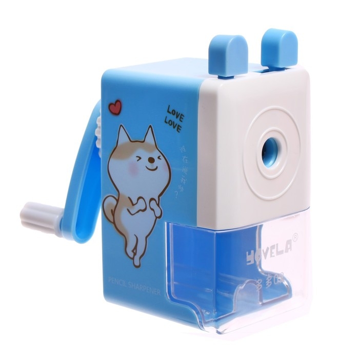 Точилка механическая с контейнером Точилка механическая с контейнером "Классика", МИКС