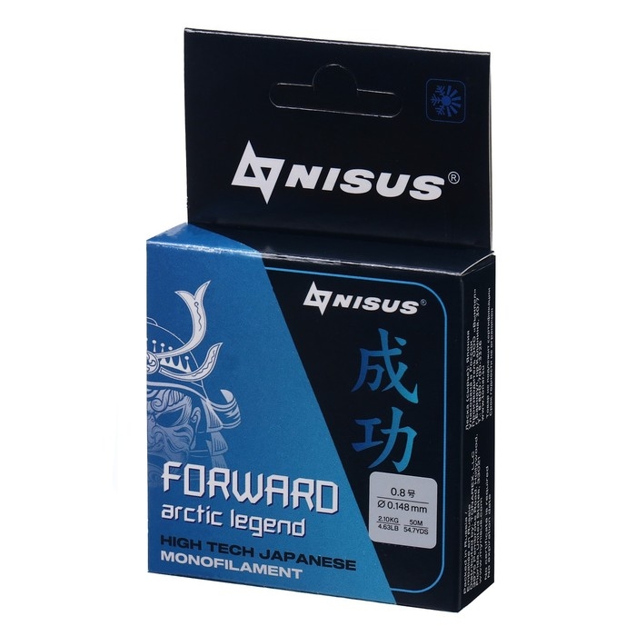Леска Nisus FORWARD ARCTIC LEGEND, диаметр 0.148 мм, тест 2.1 кг, 50 м, Nylon Transparent Леска Nisus FORWARD ARCTIC LEGEND, диаметр 0.148 мм, тест 2.1 кг, 50 м, Nylon Transparent