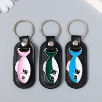 Брелок кожзам, металл "Рыба" МИКС 7х3 см Брелок кожзам, металл "Рыба" МИКС 7х3 см