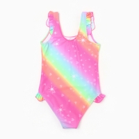 Купальник слитный для девочек, цвет розовый, рост 104-110 см