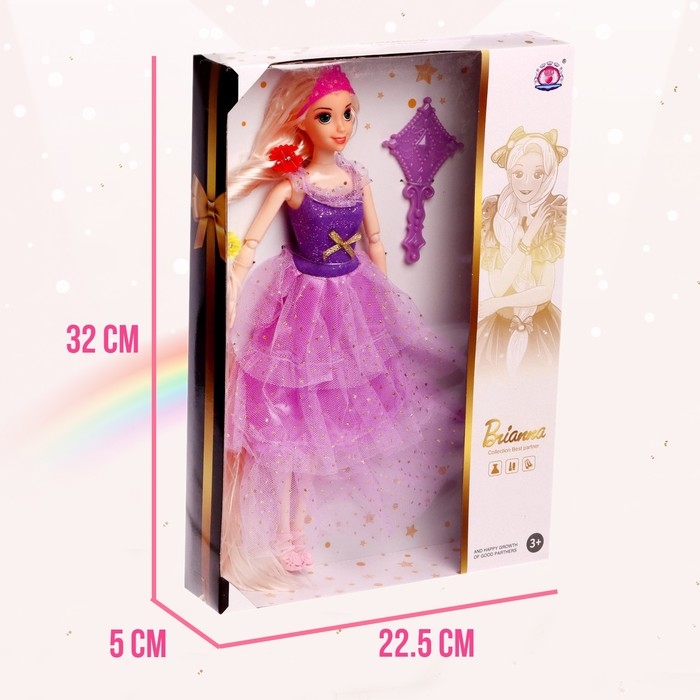 Кукла-модель &laquo;Анна&raquo; шарнирная, в пышном платье, с аксессуарами, МИКС