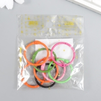 Кольцо для творчества (для фотоальбомов) "Цвет" МИКС внутр. d= 2,5 см внешн. d=3 см набор 8 шт 91494 Кольцо для творчества (для фотоальбомов) "Цвет" МИКС внутр. d= 2,5 см внешн. d=3 см набор 8 шт 91494