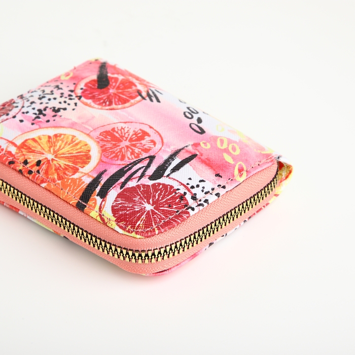 Кошелёк на молнии, цвет разноцветный