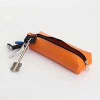 Ключница на молнии, длина 16 см, кольцо, карабин, цвет оранжевый Ключница на молнии, длина 16 см, кольцо, карабин, цвет оранжевый