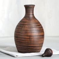 Штоф &laquo;Келин&raquo;, гончарный, ангоб, красная глина, 2,2 л, микс