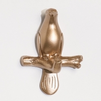 Декор настенный-вешалка "Голубь", 10.5 x 7 см, золото Декор настенный-вешалка "Голубь", 10.5 x 7 см, золото