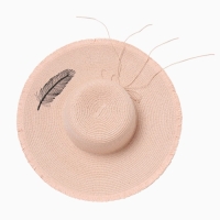 Шляпа женская MINAKU, цвет розовый, р-р 58