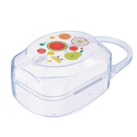 Контейнер для хранения и стерилизации детских сосок и пустышек «Фрукты» Контейнер для хранения и стерилизации детских сосок и пустышек «Фрукты»