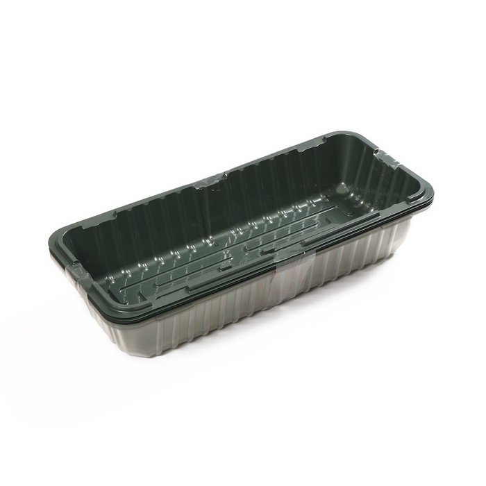 Мини-парник для рассады, 39.5 × 17 × 13 см, без вставок, тёмно-зелёный, Greengo Мини-парник для рассады, 39.5 × 17 × 13 см, без вставок, тёмно-зелёный, Greengo