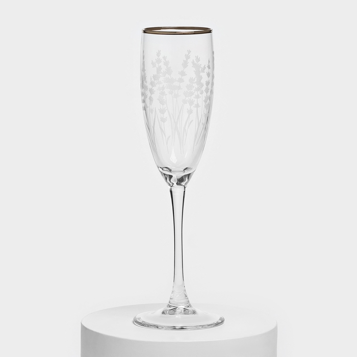 Набор стеклянных бокалов &laquo;Лаванда&raquo;, 170 мл, 6 шт